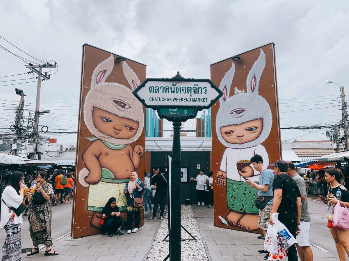 Хостел Oasis Cafe And Nap Бангкок Екстер'єр фото